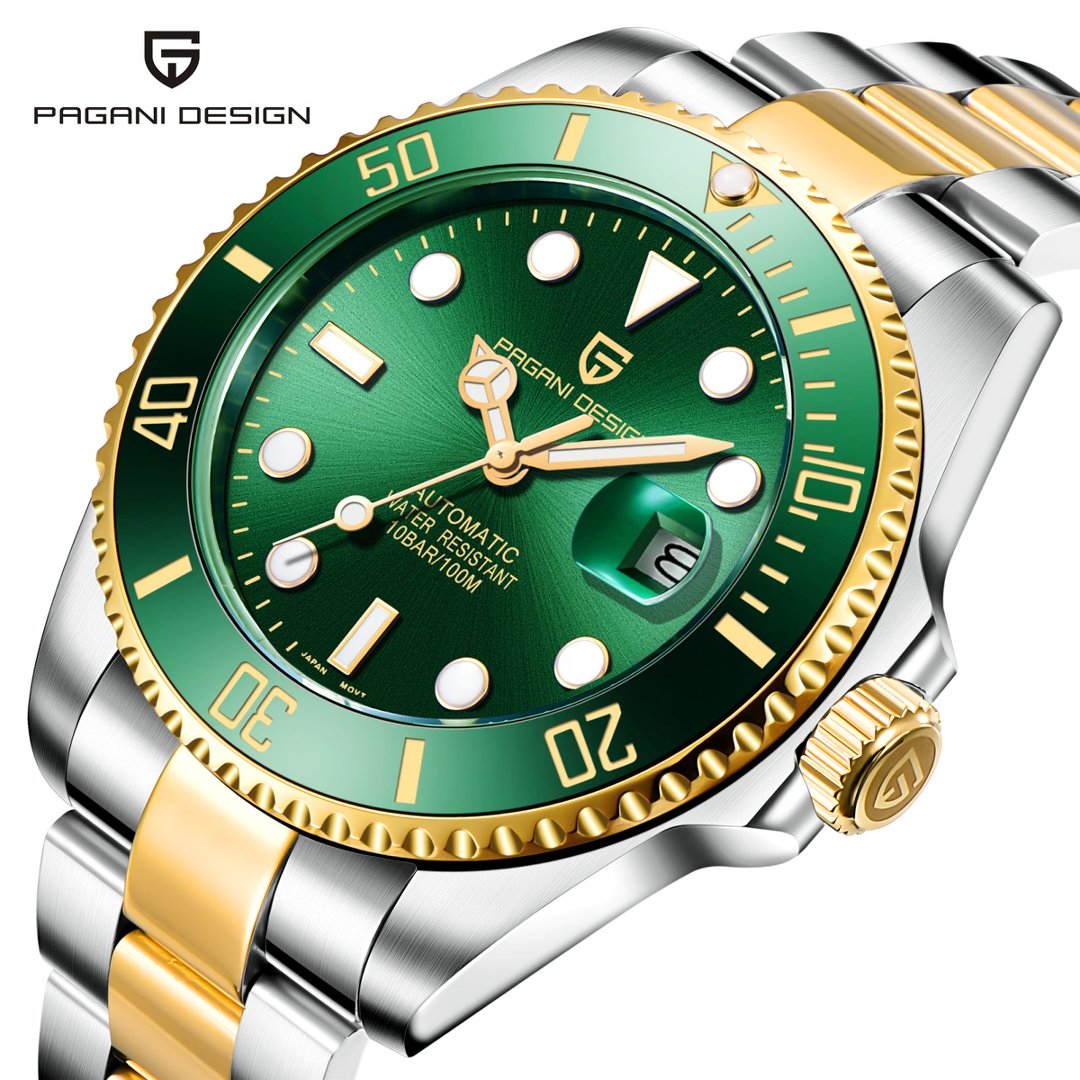 Rolex Watch Submariner - PAGANI Design PD-1639 Men Automatic Watch