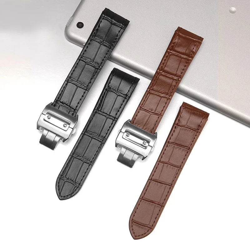 High quality Genuine Leather w - огляд і ціна Cartier Watch Santos