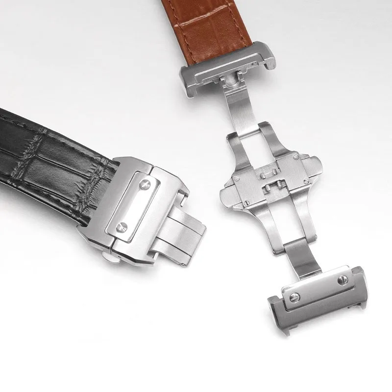 High quality Genuine Leather w - огляд і ціна Cartier Watch Santos