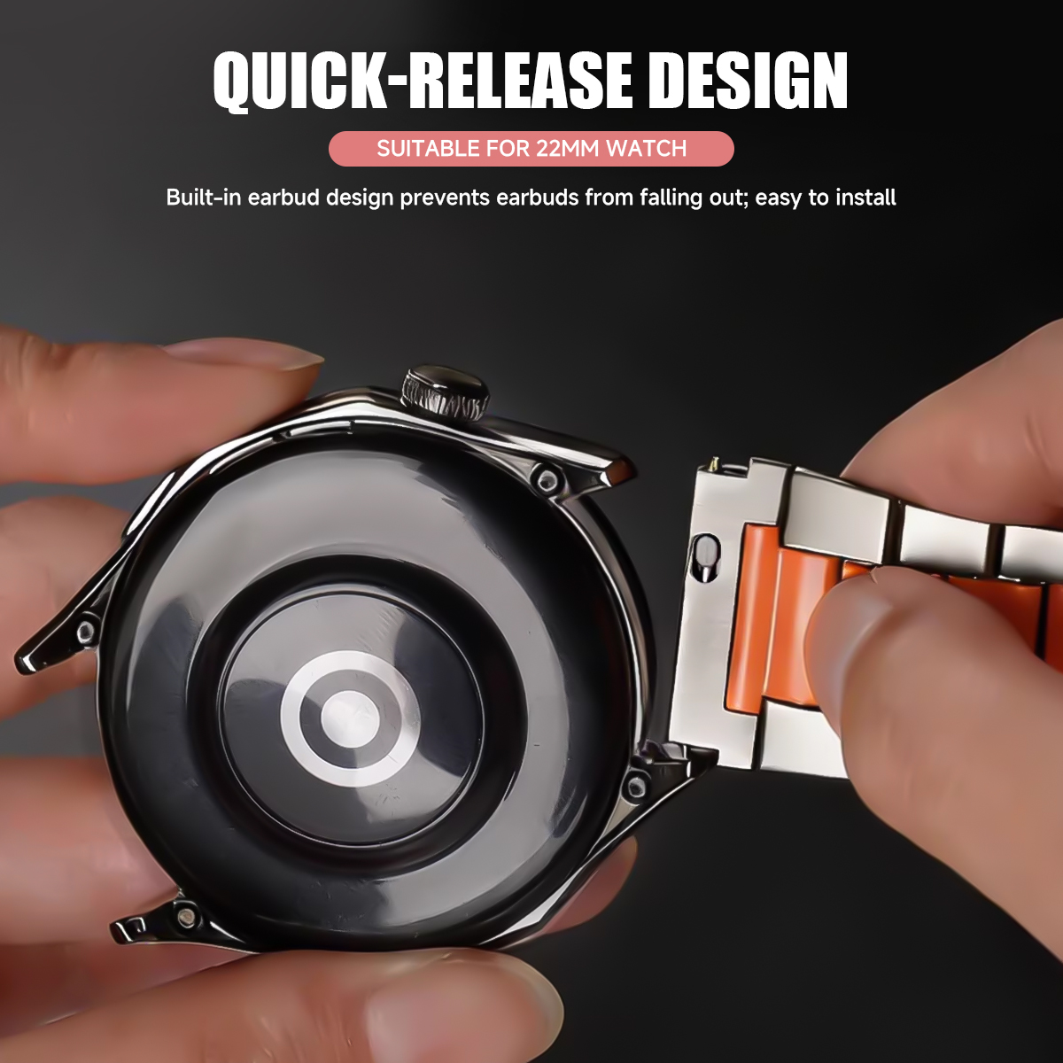 22mm Stainless Steel Silicone  - огляд і ціна Silicone Watch Band 22Mm