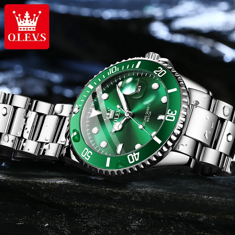 OLEVS Original Quartz Watch fo - огляд і ціна Rolex Watch Submariner