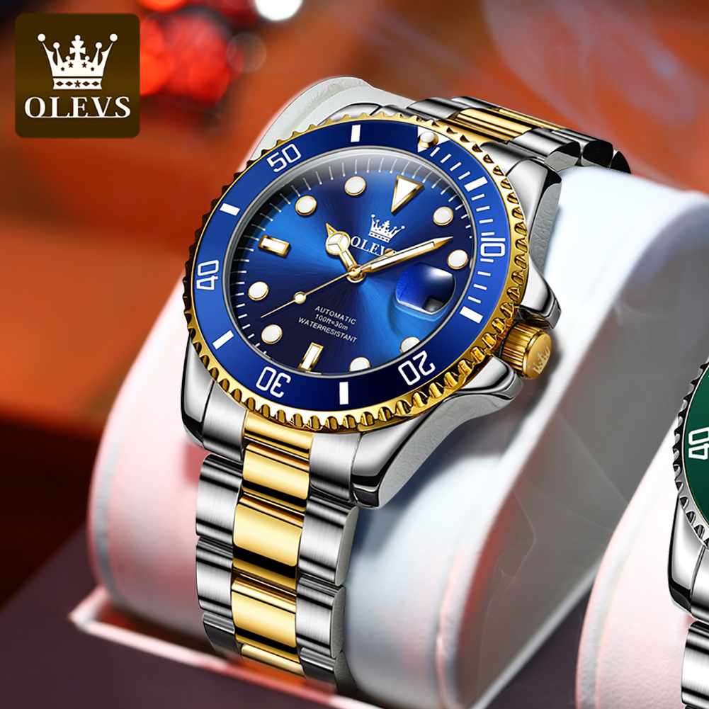 OLEVS 6650 Men Watch Classic O - огляд і ціна Rolex Watch Submariner