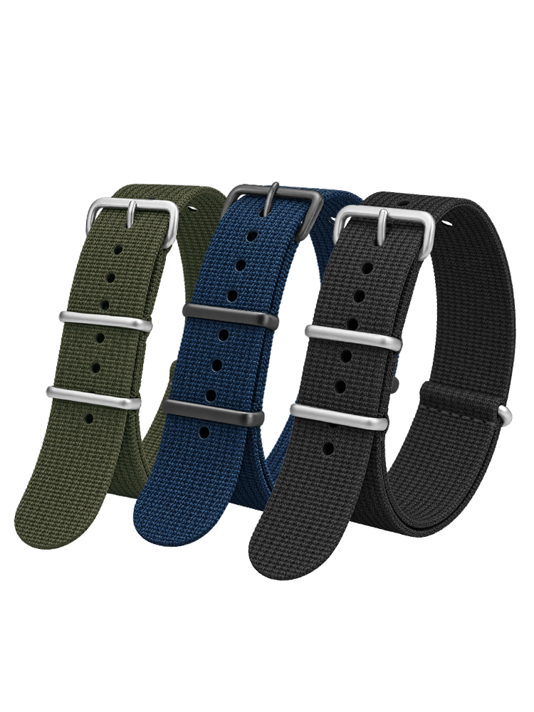 Ribbed Nylon Strap For Seiko M - огляд і ціна Nato Strap Nylon