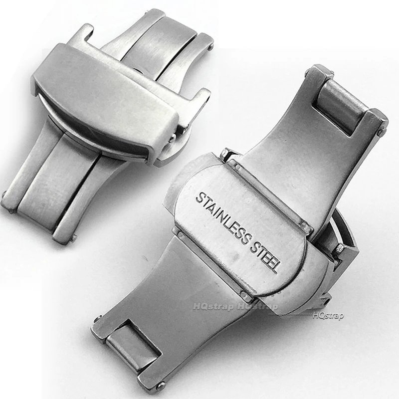 Matte Stainless Steel Butterfl - огляд і ціна Butterfly Clasp Deployant