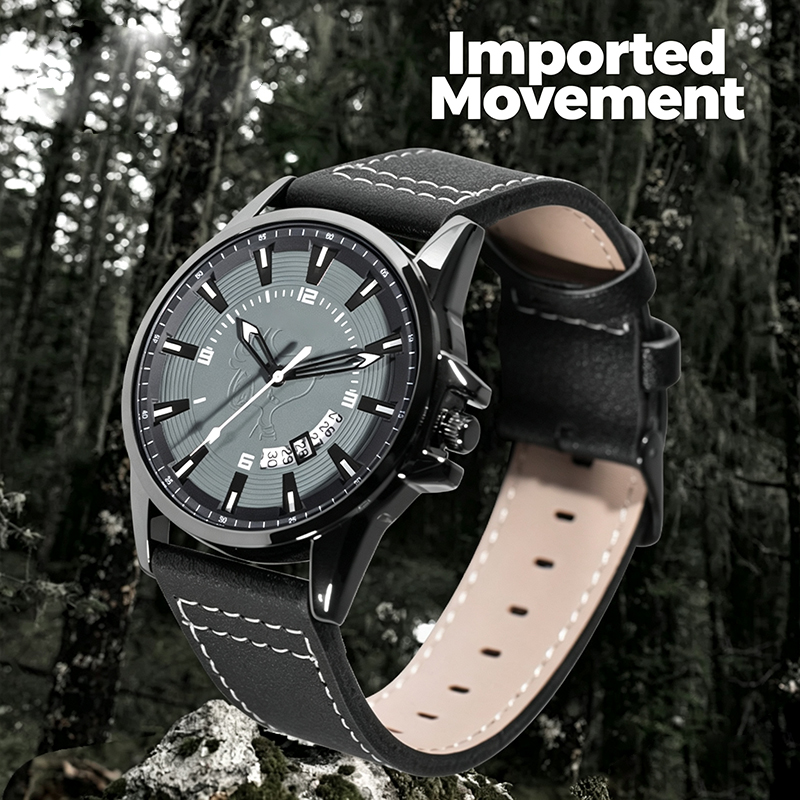 Men Student Quartz Wrist Watch - огляд і ціна Leather Watch Band Men