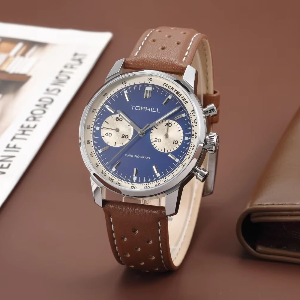 TOPHILL Vintage Racing Chronog - огляд і ціна Tropic Strap Vintage