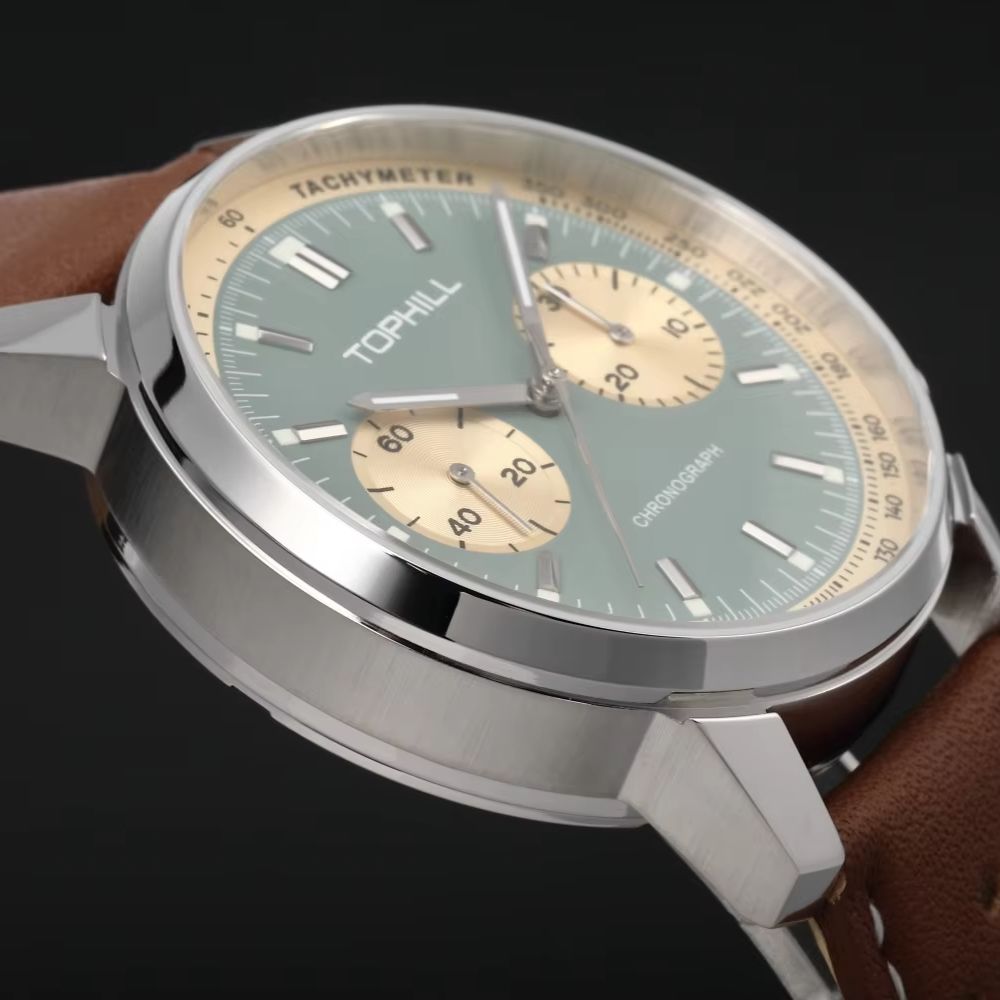 TOPHILL Vintage Racing Chronog - огляд і ціна Tropic Strap Vintage